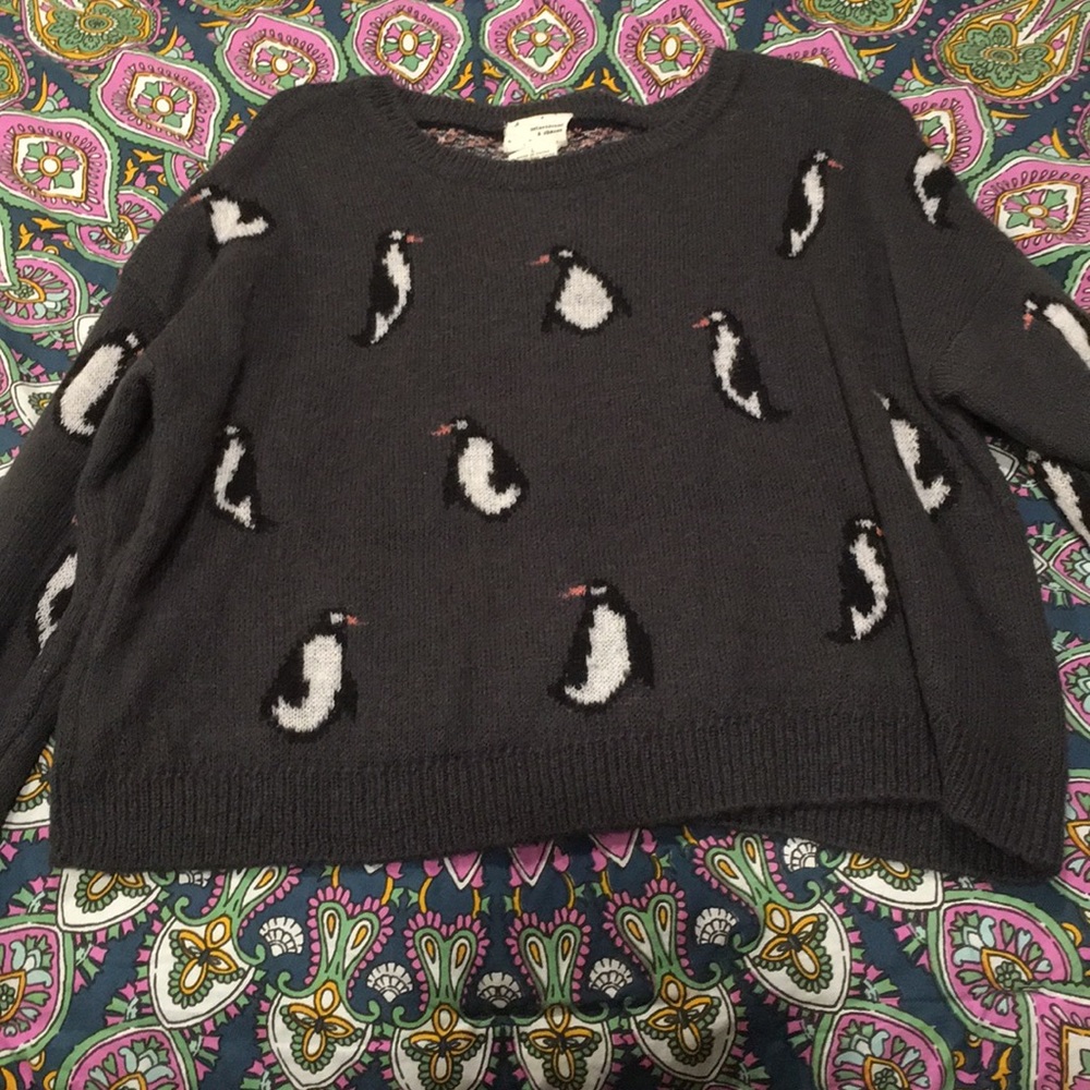 Soft penguin sweater from Urban Outfitters size L